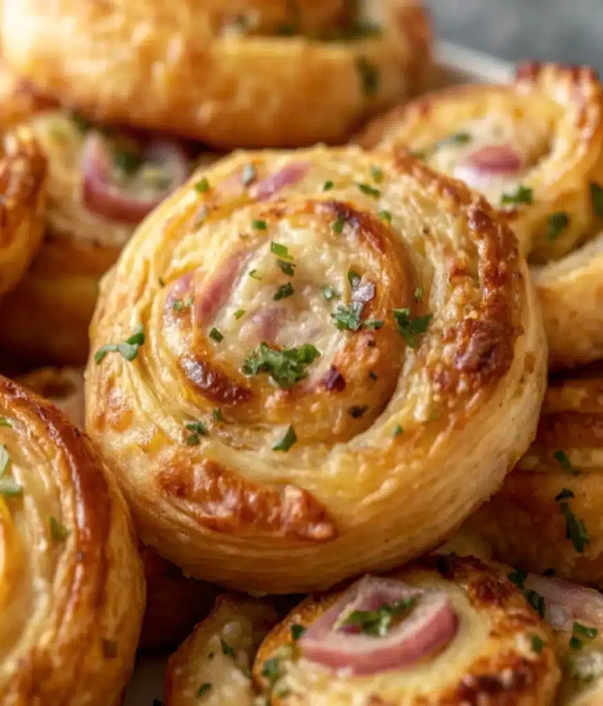Easy Ham and Cheese Pinwheels