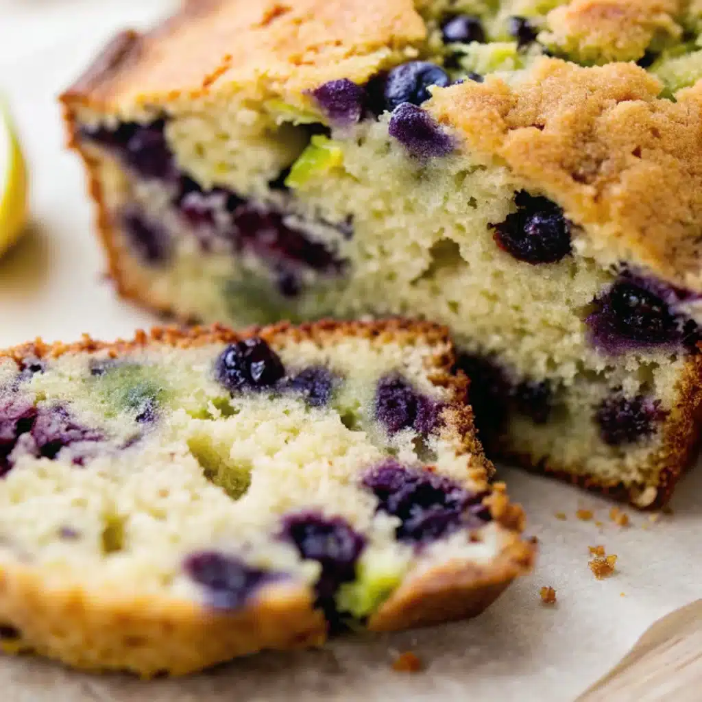 Fresh Blueberry Zucchini Bread
