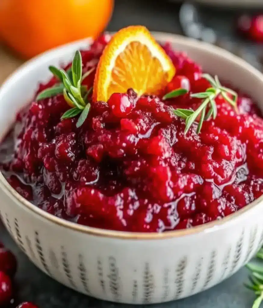 Vintage Fresh Cranberry Orange Relish