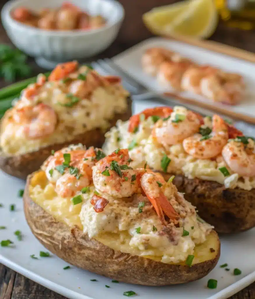 Seafood Stuffed Potatoe