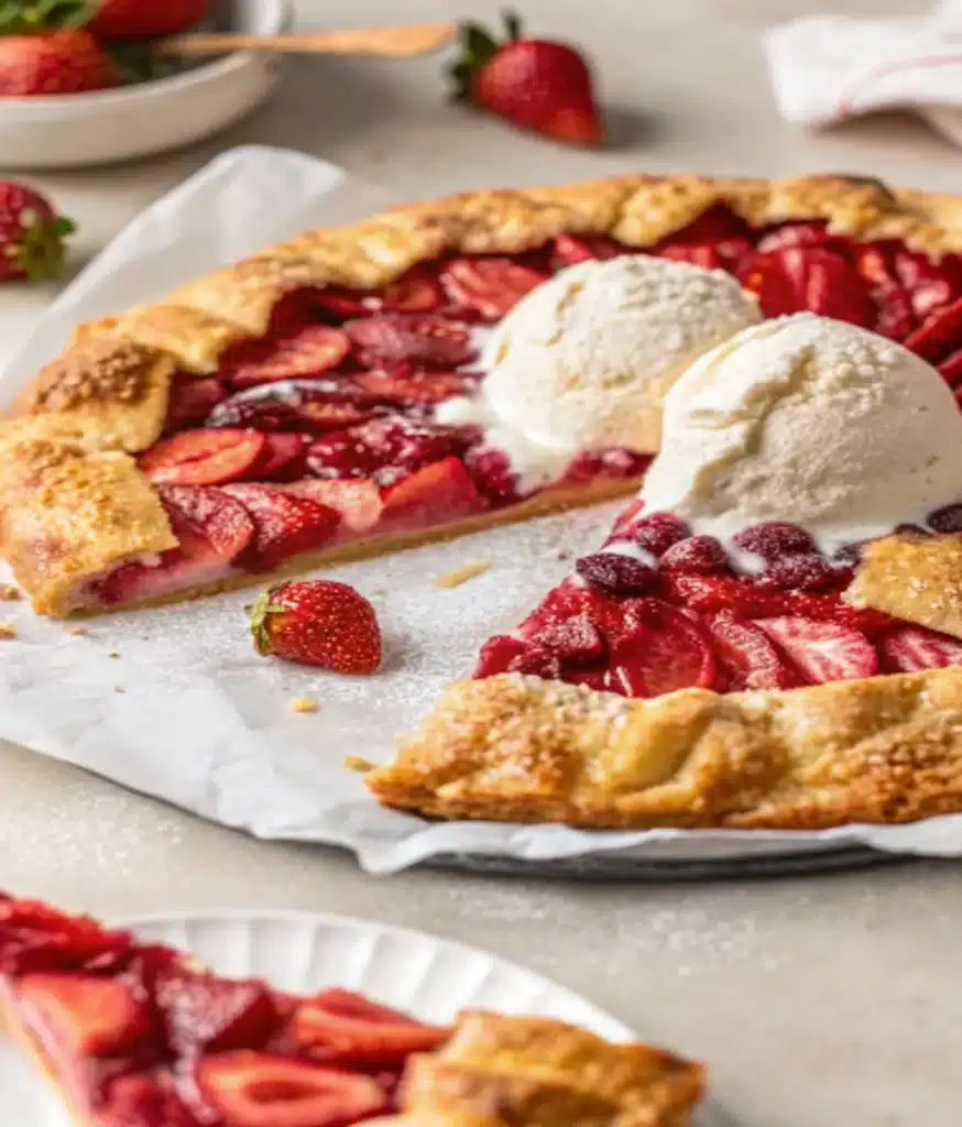 Strawberry Galette