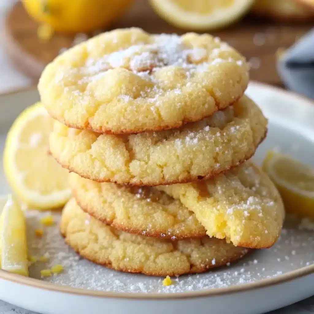 Lemon Gooey Butter Cookies