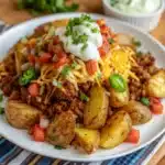 Cheesy Taco Potatoes