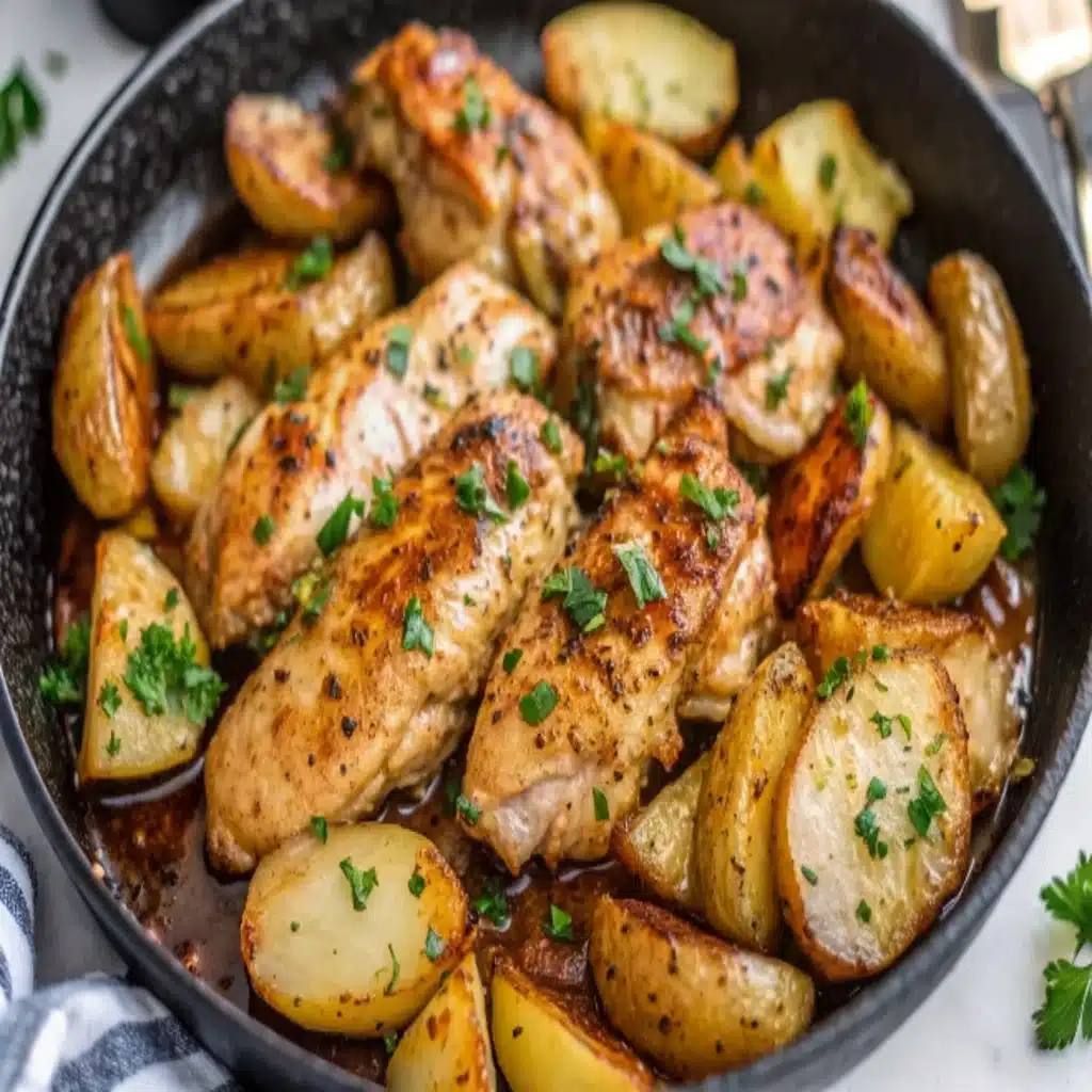 Garlic Butter Chicken and Potatoes