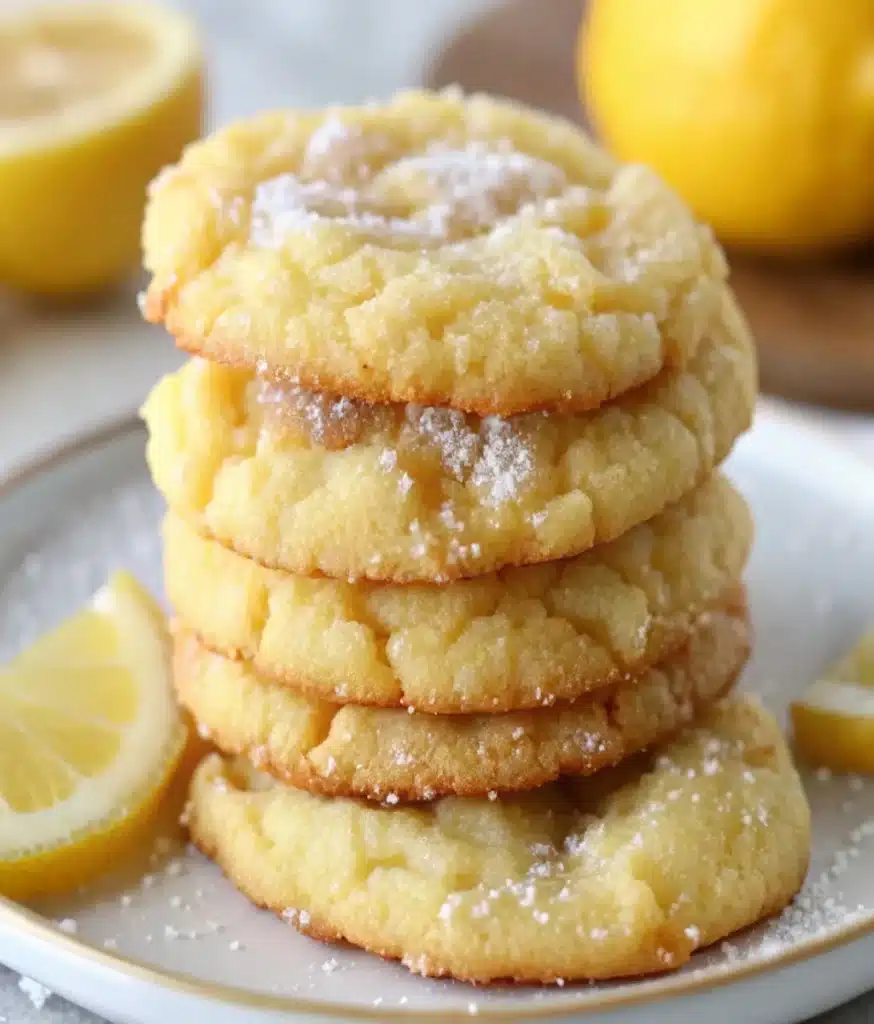 Lemon Gooey Butter Cookies