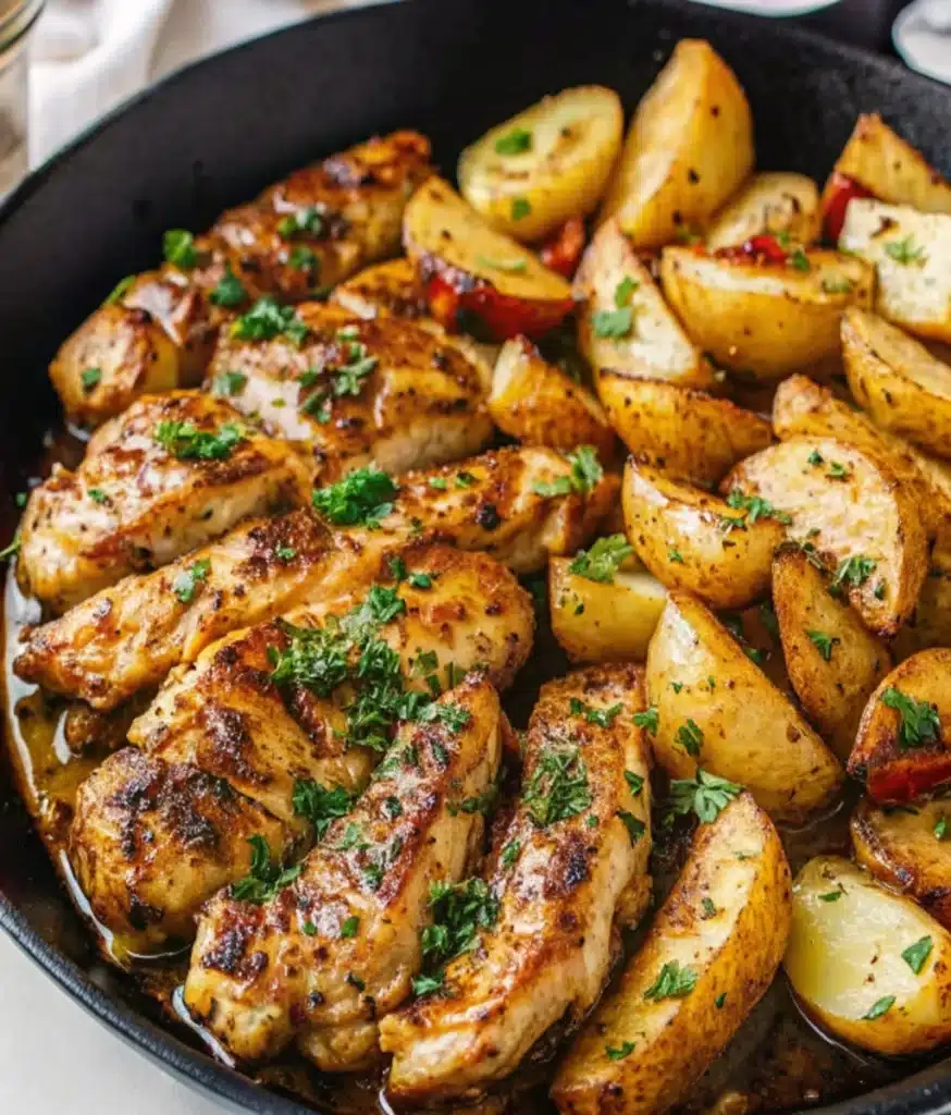 Garlic Butter Chicken and Potatoes