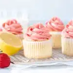 Strawberry Lemonade Cupcakes