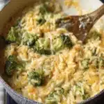 Creamy One-Pot Broccoli Cheddar Orzo