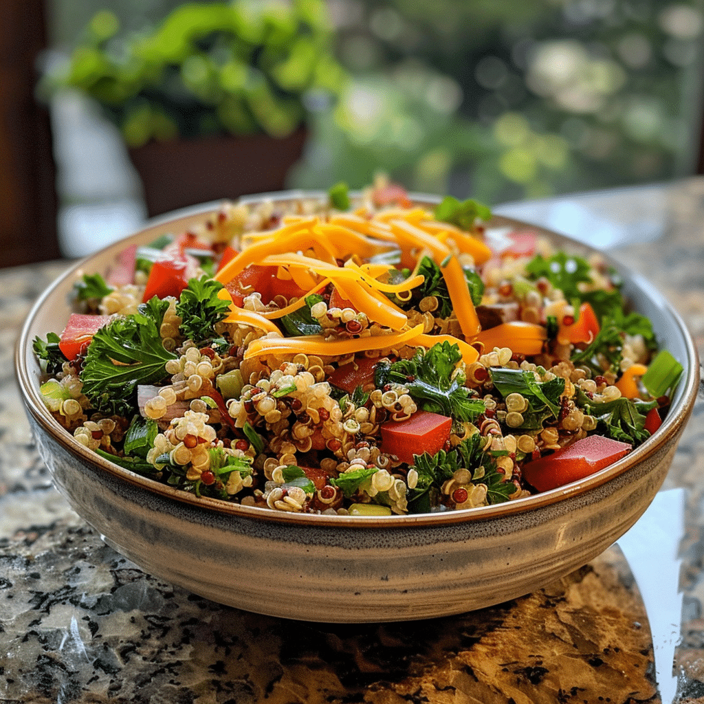 Loaded Smoky Ranch Quinoa Salad Loaded Smoky Ranch Quinoa Salad