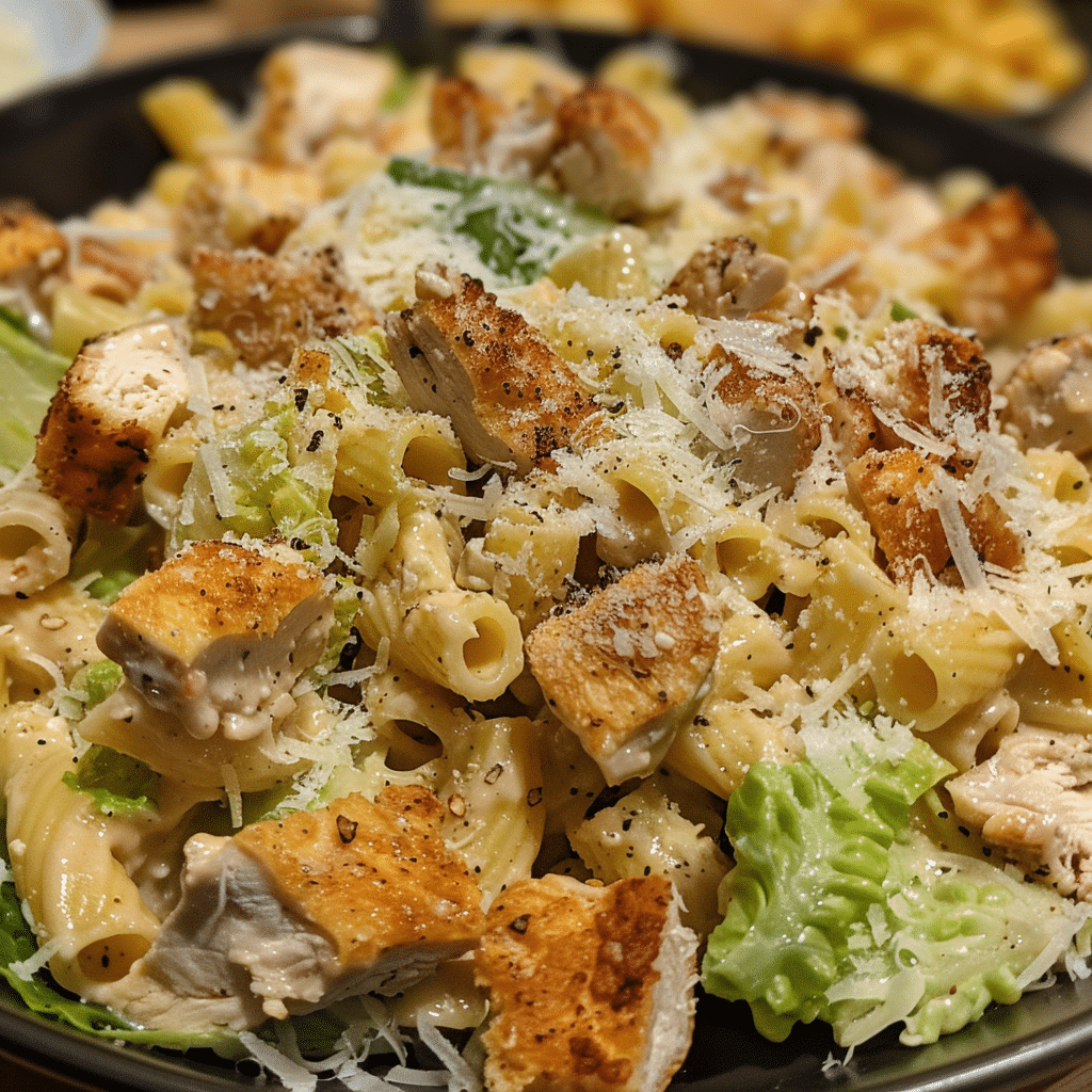 Chicken Caesar Pasta Salad