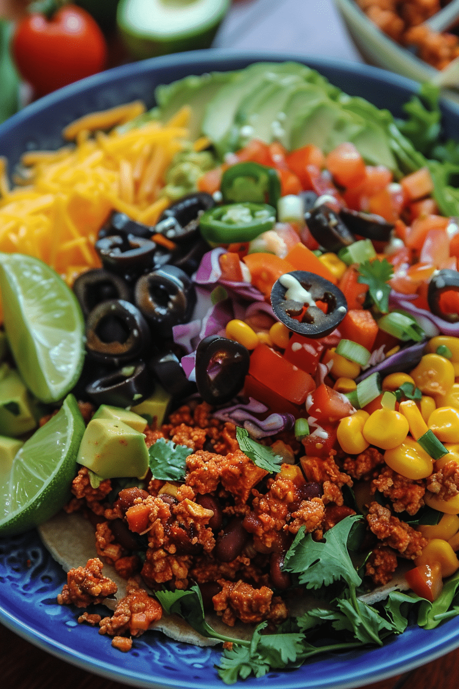 Cilantro Lime Ground Chicken Taco Salad image 1775661766056