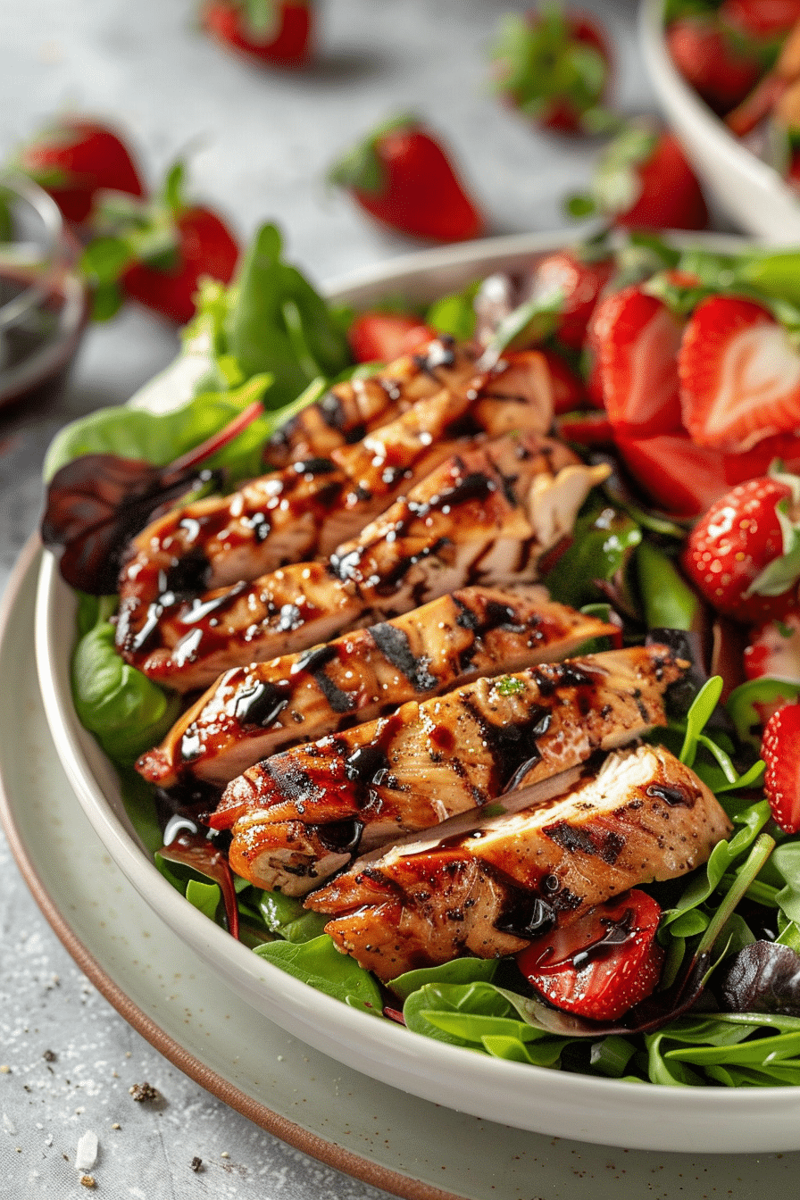 Strawberry Chicken Salad with Balsamic Vinaigrette Strawberry Chicken Salad with Balsamic Vinaigrette Strawberry Chicken Salad with Balsamic Vinaigrette image 1775729849581