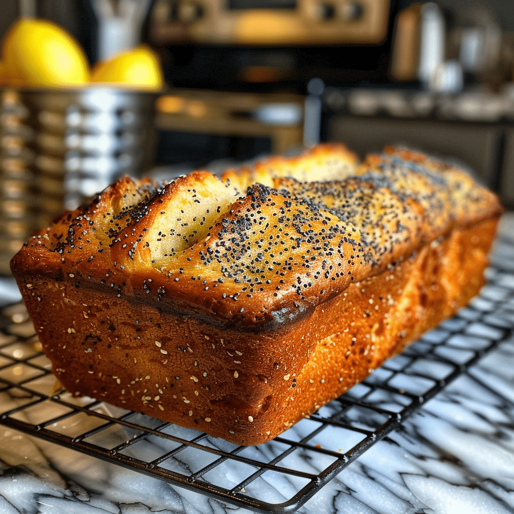 Moist Lemon Poppy Seed Bread | A Zesty, Flavorful Treat