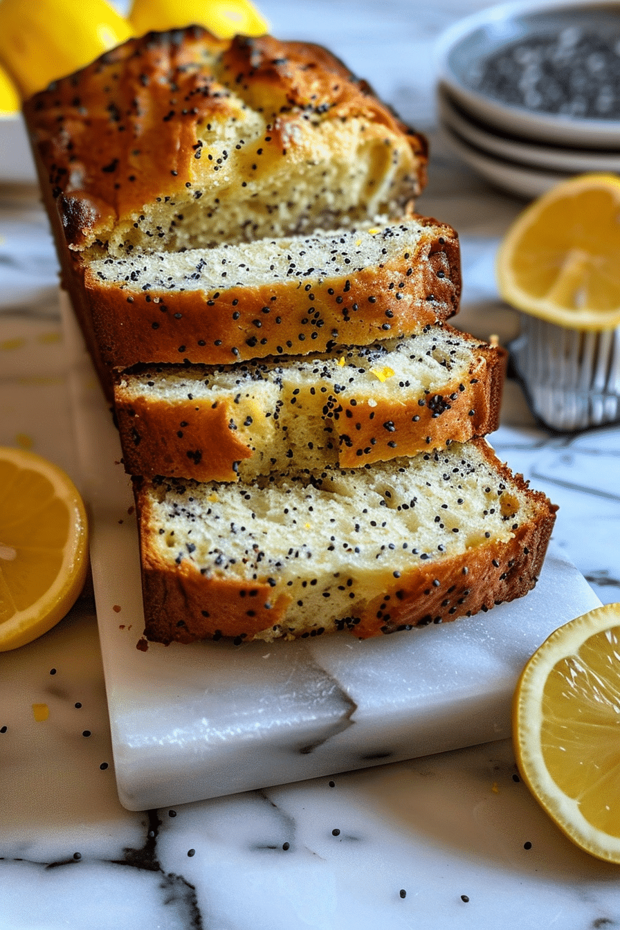 Moist Lemon Poppy Seed Bread | A Zesty, Flavorful Treat image 1775729909642