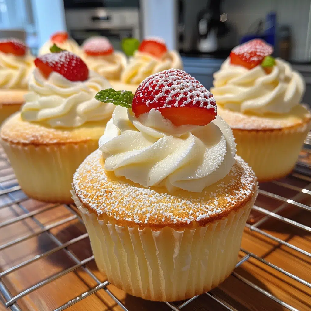 Fluffy Japanese Cotton Cheesecake Cupcakes Recipe