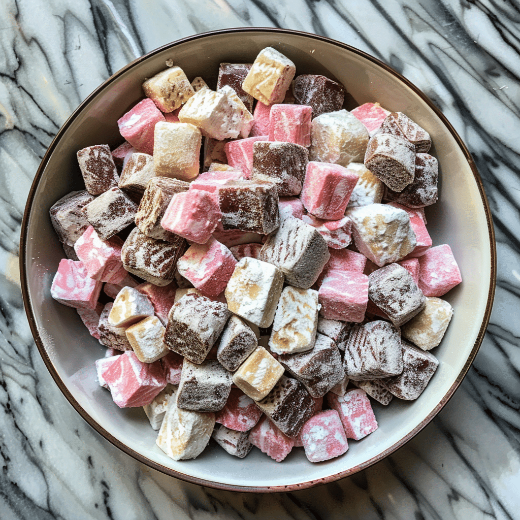 Neapolitan Puppy Chow Recipe for Snack Lovers
