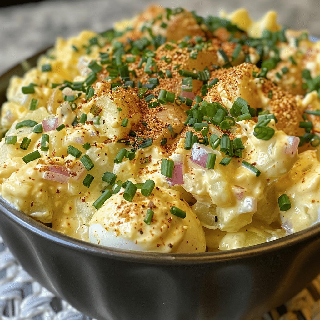 Creamy Deviled Egg Potato Salad: A Flavorful Twist on a Classic