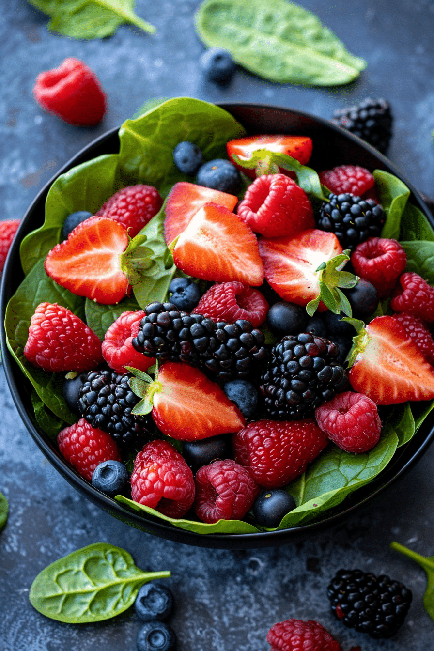 Berry Spinach Salad Recipe So EASY