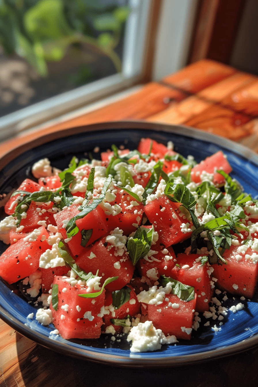 Fresh Watermelon Feta Salad: A Summer Classic