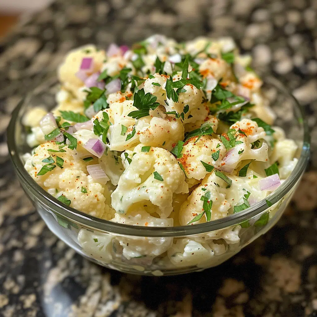 Low Carb Cauliflower Potato Salad