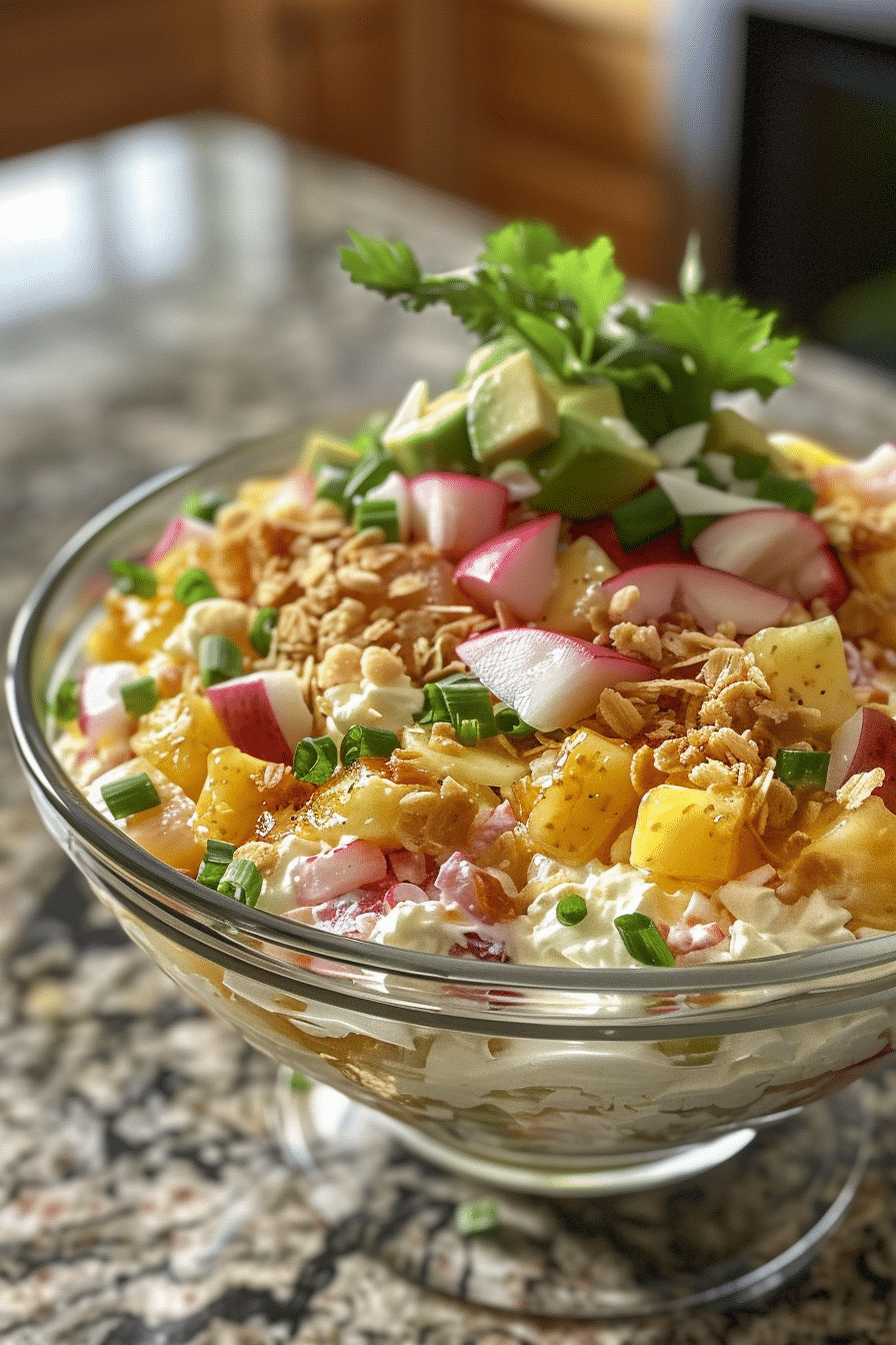 Hawaiian Cheesecake Salad Recipe Delights image 1777025612216