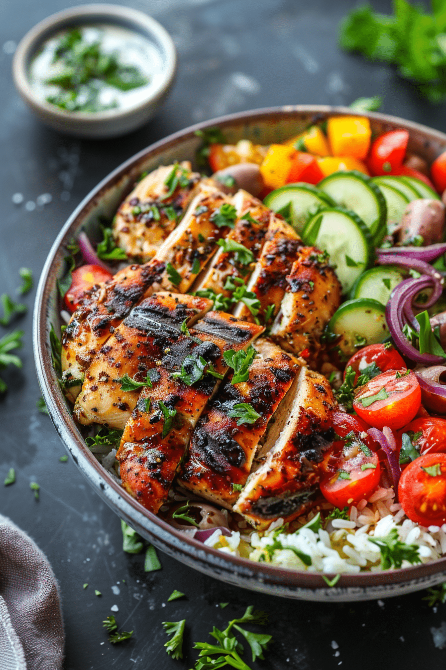 Greek Chicken Bowls for Quick Healthy Meals Greek Chicken Bowls Greek Chicken Bowls