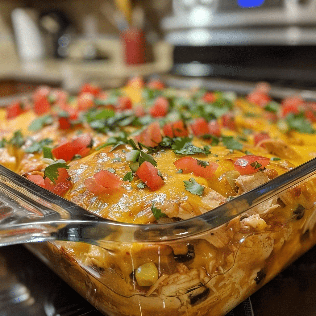Easy Chicken Burrito Casserole Recipe for Weeknight Dinners