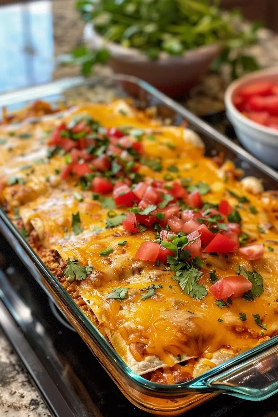 Easy Chicken Burrito Casserole Recipe for Weeknight Dinners Easy Chicken Burrito Casserole Easy Chicken Burrito Casserole Recipe for Weeknight Dinners image 1783336377949