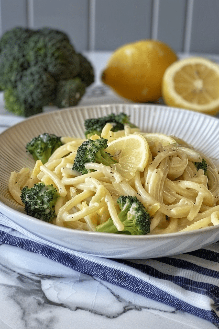 Creamy Lemon Broccoli Pasta for Busy Weeknights Creamy lemon broccoli pasta Creamy Lemon Broccoli Pasta for Busy Weeknights image 1783424596142