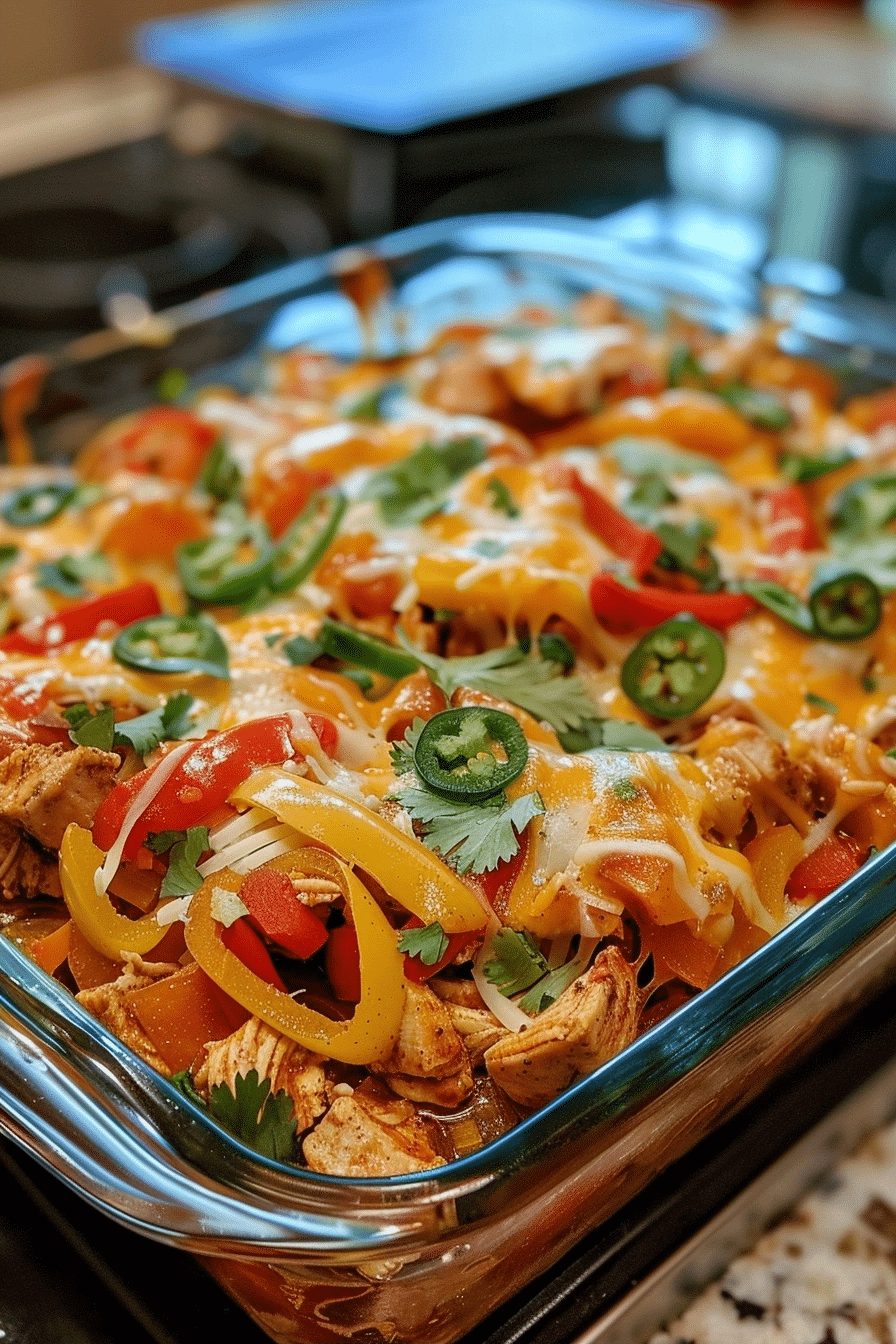 Chicken Fajita Casserole Recipe for Easy Dinners Chicken Fajita Casserole Chicken Fajita Casserole Recipe for Easy Dinners image 1783506620574