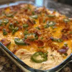 Keto Jalapeño Popper Chicken Casserole for Weeknights