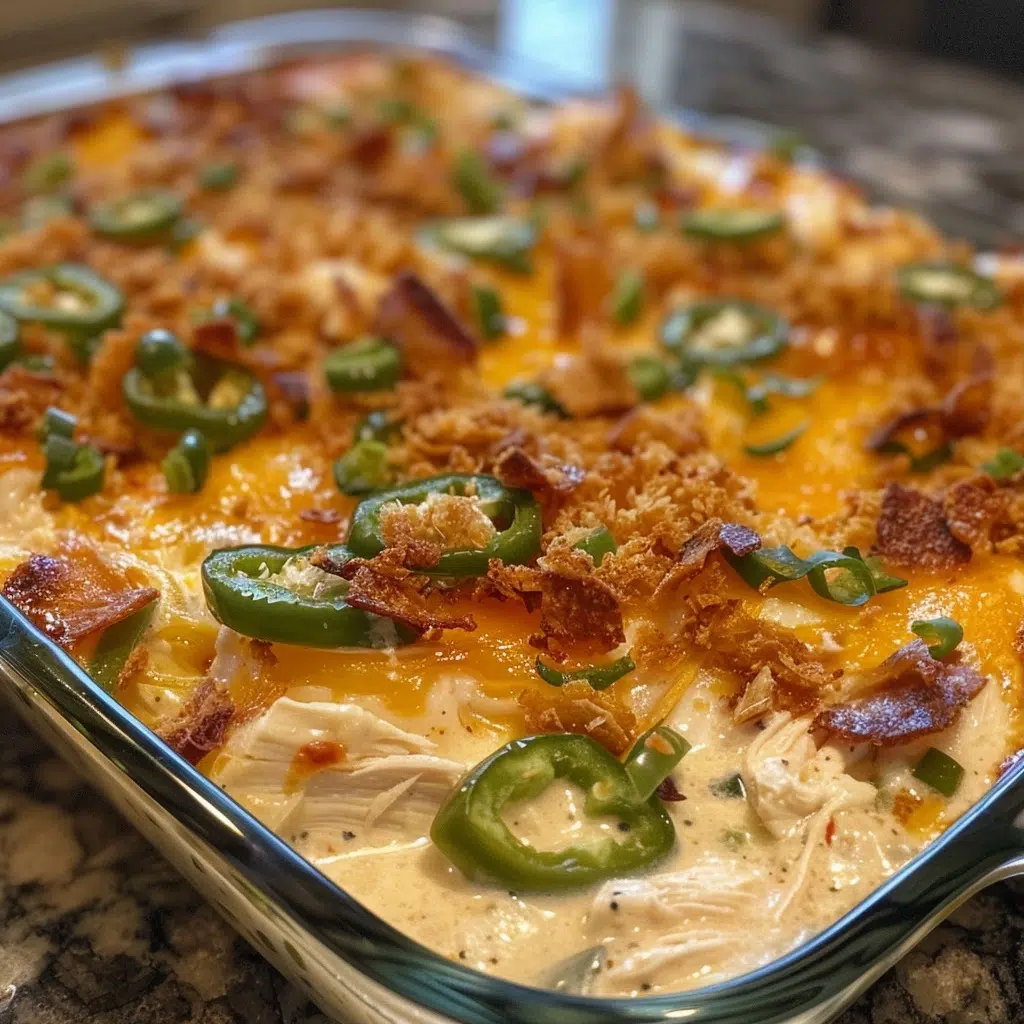 Keto Jalapeño Popper Chicken Casserole for Weeknights Keto Jalapeño Popper Chicken Casserole Keto Jalapeño Popper Chicken Casserole for Weeknights