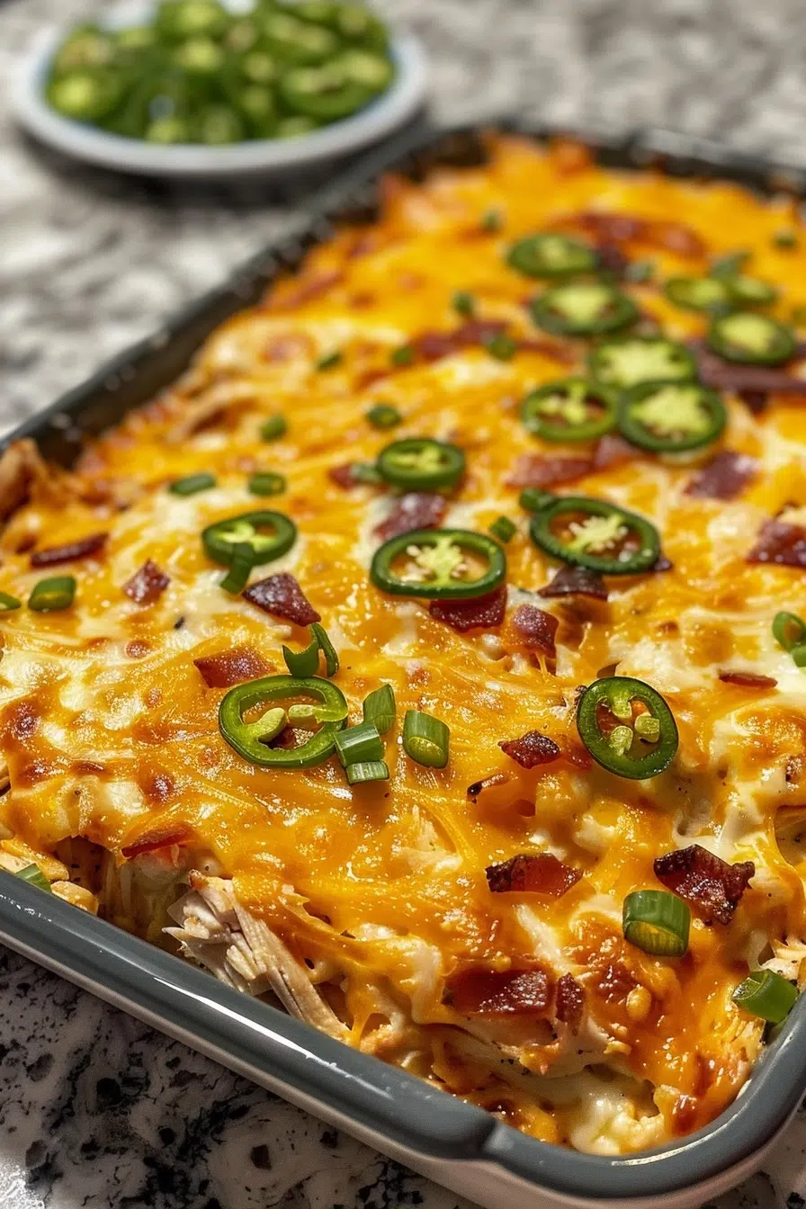 Keto Jalapeño Popper Chicken Casserole for Weeknights Keto Jalapeño Popper Chicken Casserole Keto Jalapeño Popper Chicken Casserole for Weeknights image 1783506711284