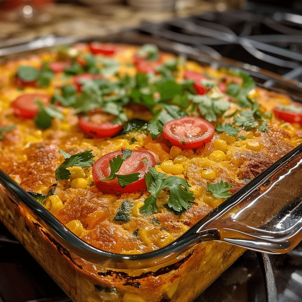 Mexican Cornbread Casserole: A Savory Family Dinner