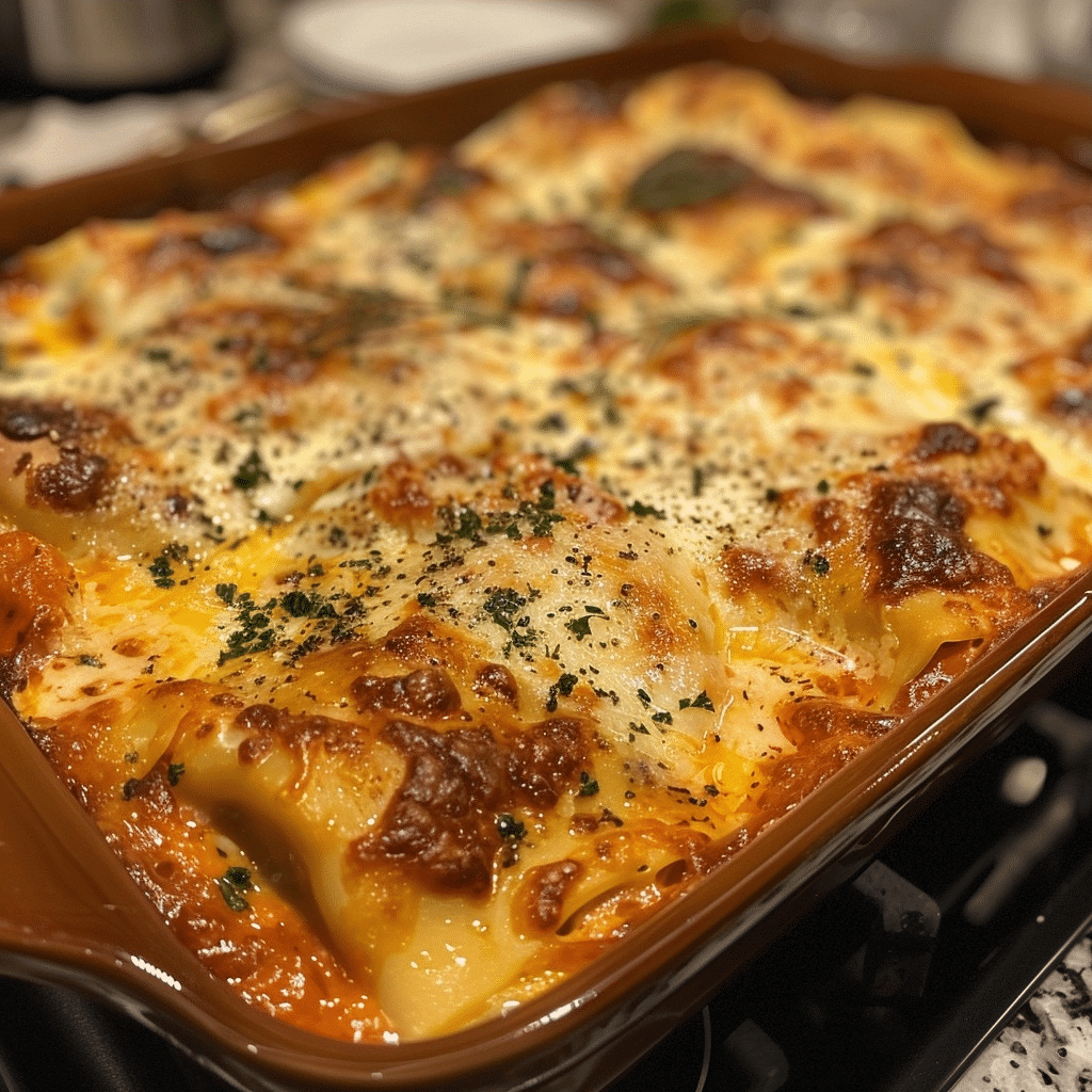 Easy Cheesy Baked Ravioli Recipe