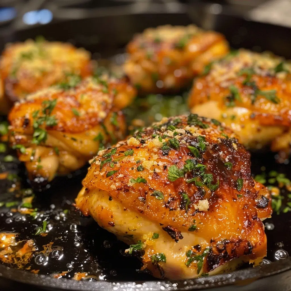 Crispy Parmesan Chicken Thighs recipe for family dinners
