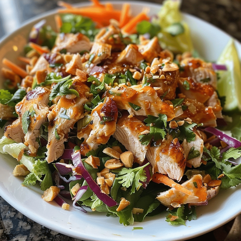 Thai Chicken Salad Recipe: A Fresh Fusion Dish