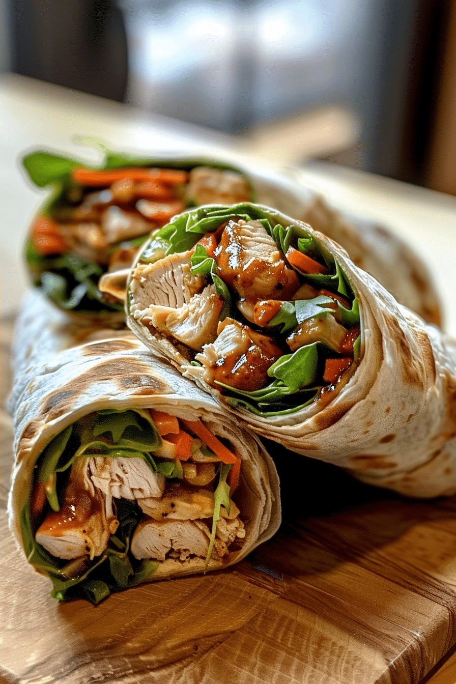 Thai Peanut Chicken Wraps: Quick and Easy Recipe Thai Peanut Chicken Wraps: Quick and Easy Recipe image 1784229651019