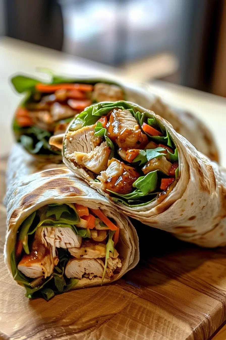 Thai Peanut Chicken Wraps: Quick and Easy Recipe Thai Peanut Chicken Wraps: Quick and Easy Recipe image 1784229651019