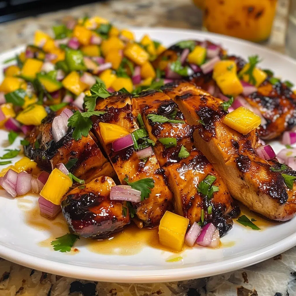 Honey Lime Chicken with Mango Salsa Recipe Honey Lime Chicken with Mango Salsa Recipe