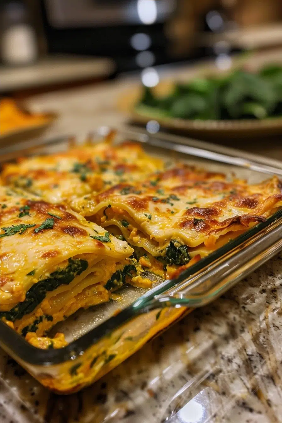 Pumpkin Spinach Lasagna: A Creamy Vegetarian Comfort Pumpkin Spinach Lasagna Pumpkin Spinach Lasagna: A Creamy Vegetarian Comfort image 1784799964663