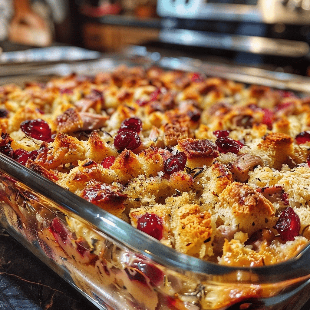 Turkey Cranberry Casserole: A Savory Holiday Comfort Food Turkey Cranberry Casserole: A Savory Holiday Comfort Food