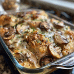 Creamy Mushroom Chicken Bake For Easy Dinners