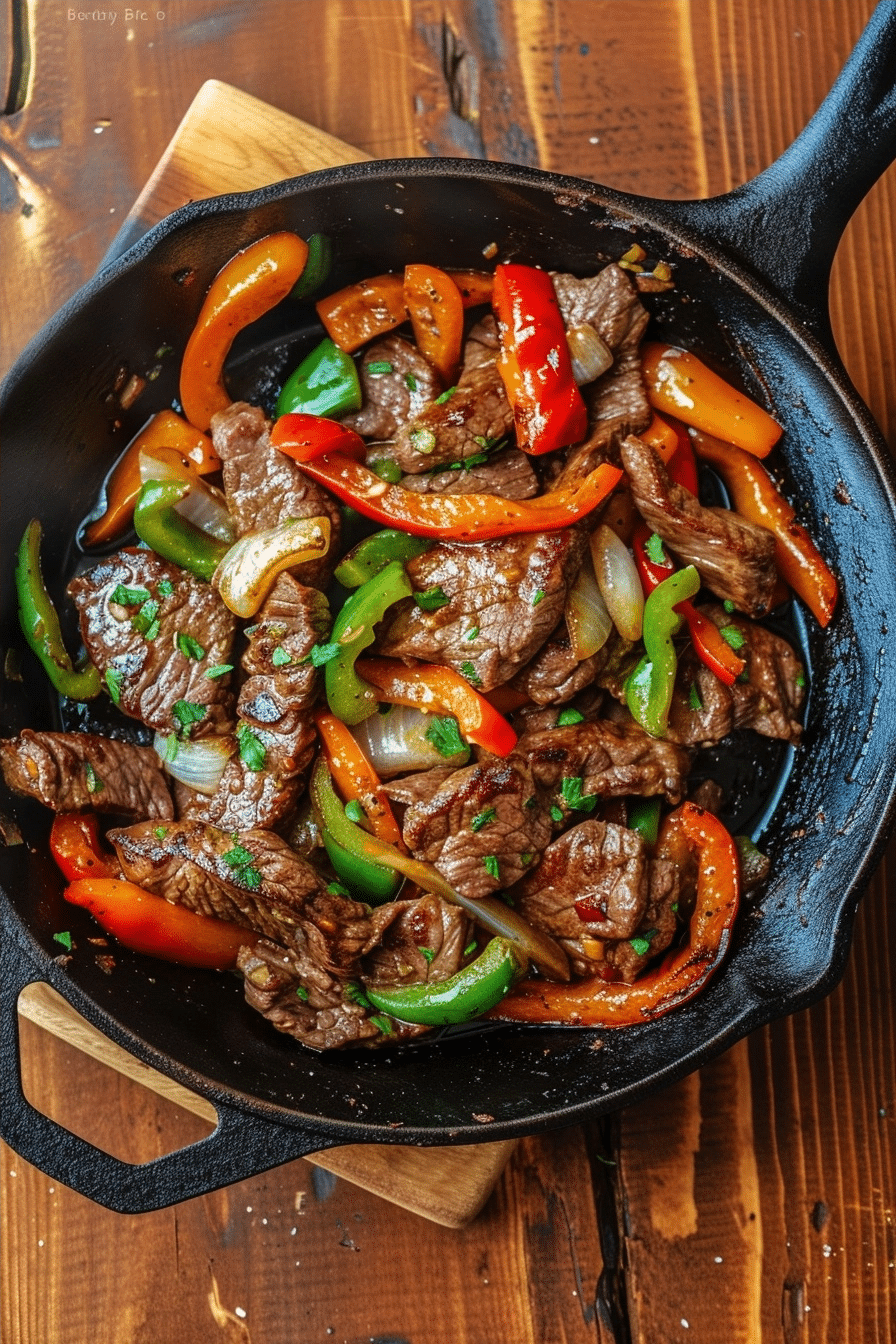 Pepper Steak Skillet Recipe for Busy Weeknights Pepper Steak Skillet Recipe for Busy Weeknights image 1785178443517