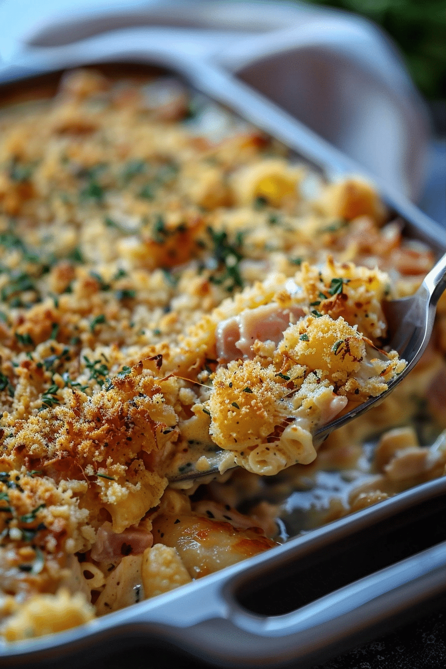 Turkey Chicken Cordon Bleu Casserole Recipe image 1785179419830