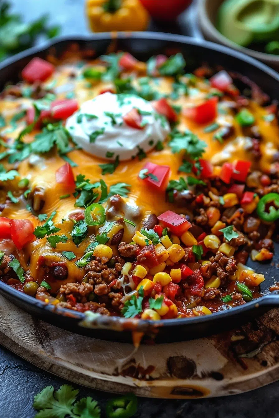 Ground Beef Burrito Skillet: Easy One-Pan Meal Ground Beef Burrito Skillet: Easy One-Pan Meal image 1785495567863
