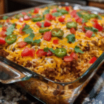Beefy Nacho Rice Bake for Family Dinners