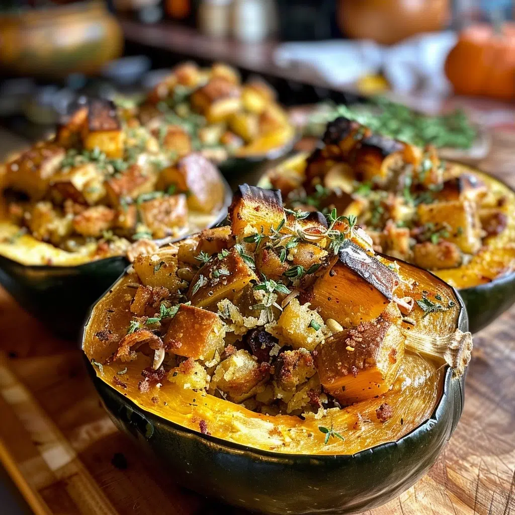 Thanksgiving Stuffed Acorn Squash for Your Holiday Table