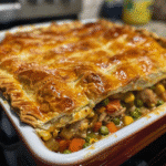 Turkey Pot Pie Bake for Family Dinners