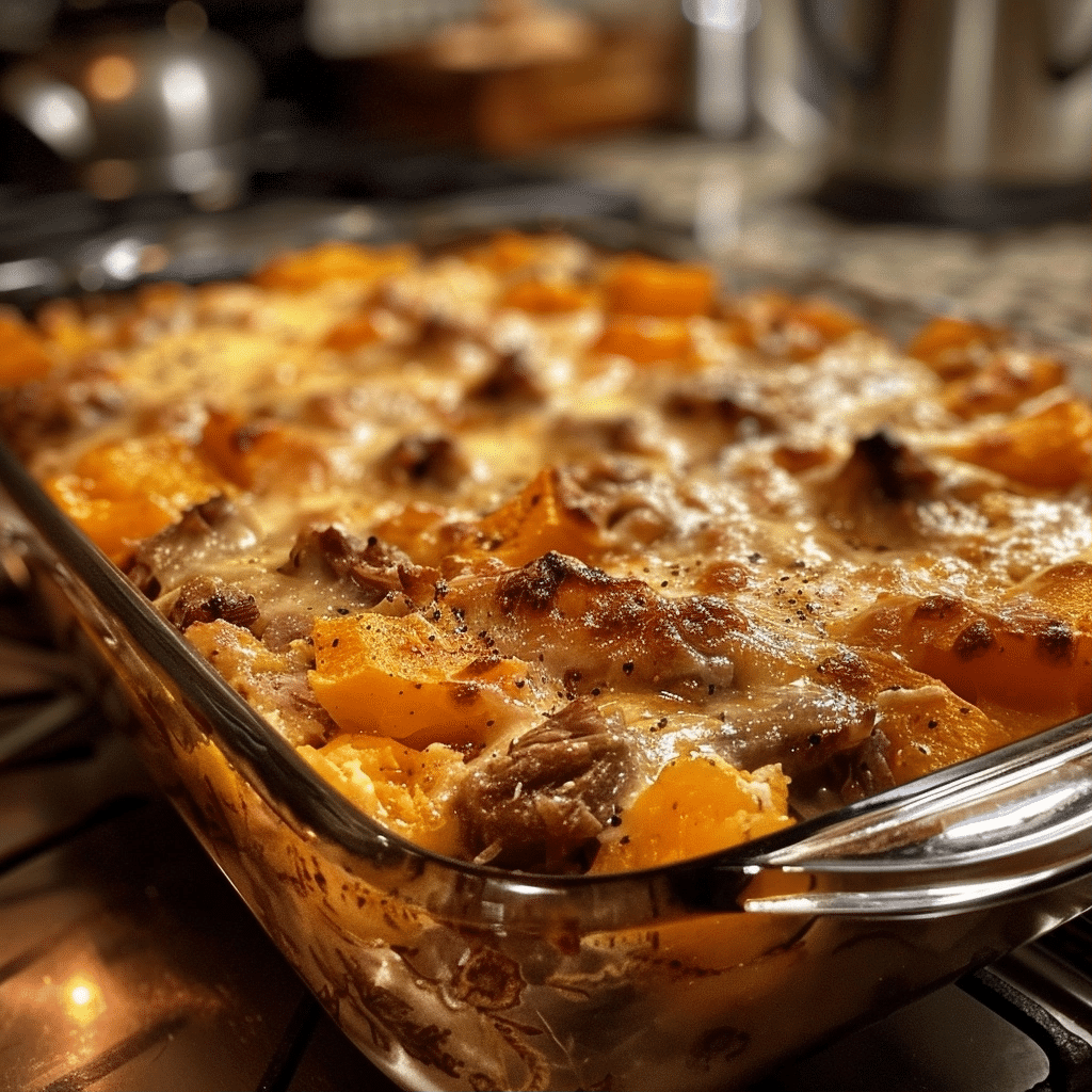 Butternut Squash Beef Casserole Recipe for Weeknight Comfort Butternut Squash Beef Casserole Recipe for Weeknight Comfort